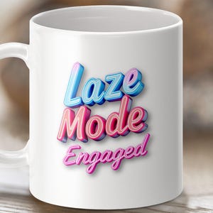 Vacation Vibes Mug Wrap Sublimation Design 11oz & 15oz Funny Quote Holiday Co Worker Laze Mode Work PNG Template Instant Digital Download