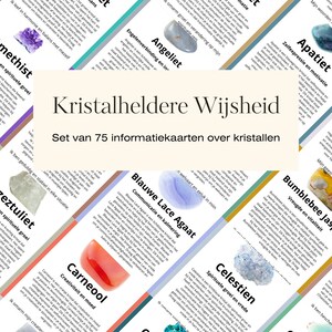 75 Crystal Information Cards – Printable PDF