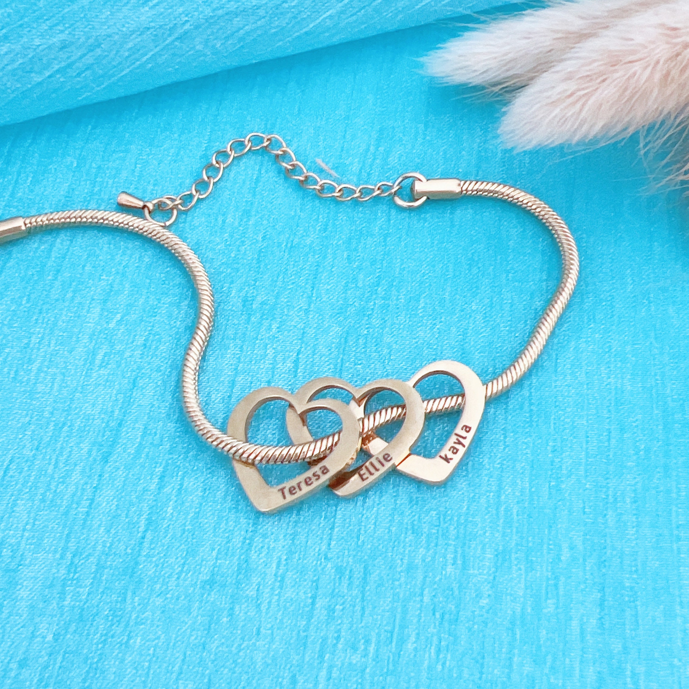 Heart bracelet Etsy France