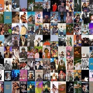8PCS Vintage Artist Posters, Retro Rapper Posters, Classic