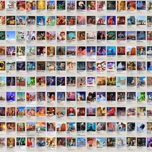 215 STÜCK Animation Minimalistischer Film-Ästhetische Cartoon Collage-Für Kinder-Comic Prints-Film-Dekor-Film Wandkunst-Film Wand Poster
