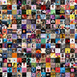 300 Pcs Album Cover Collage Kit, Album Cover Posters, Music Album Collage Kit, Music Album Wall Art, Album Collage Kit, Music Album Poster