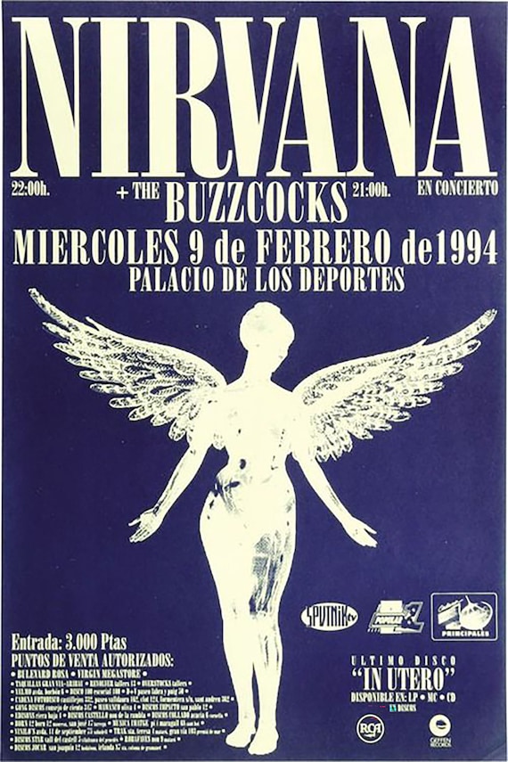320 Vintage Concert Poster, Retro Band Poster, Classic Rock