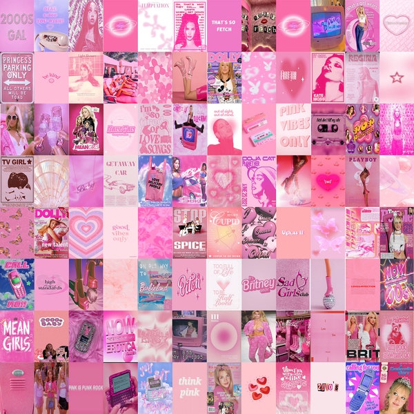 Y2k Pink Aesthetic Decor - Etsy