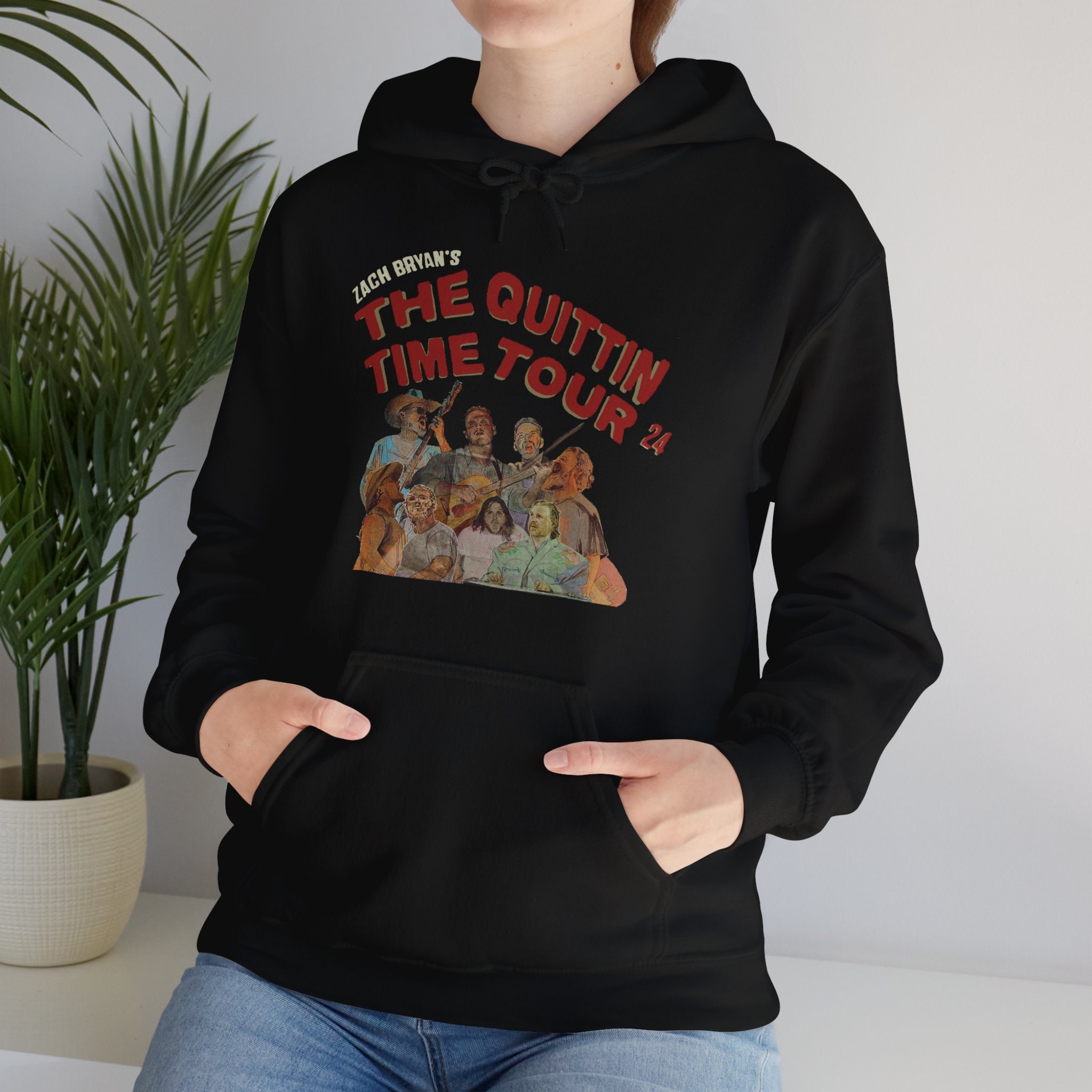 Quittin Time Tour Zach Bryan 2024 Tour Hoodie