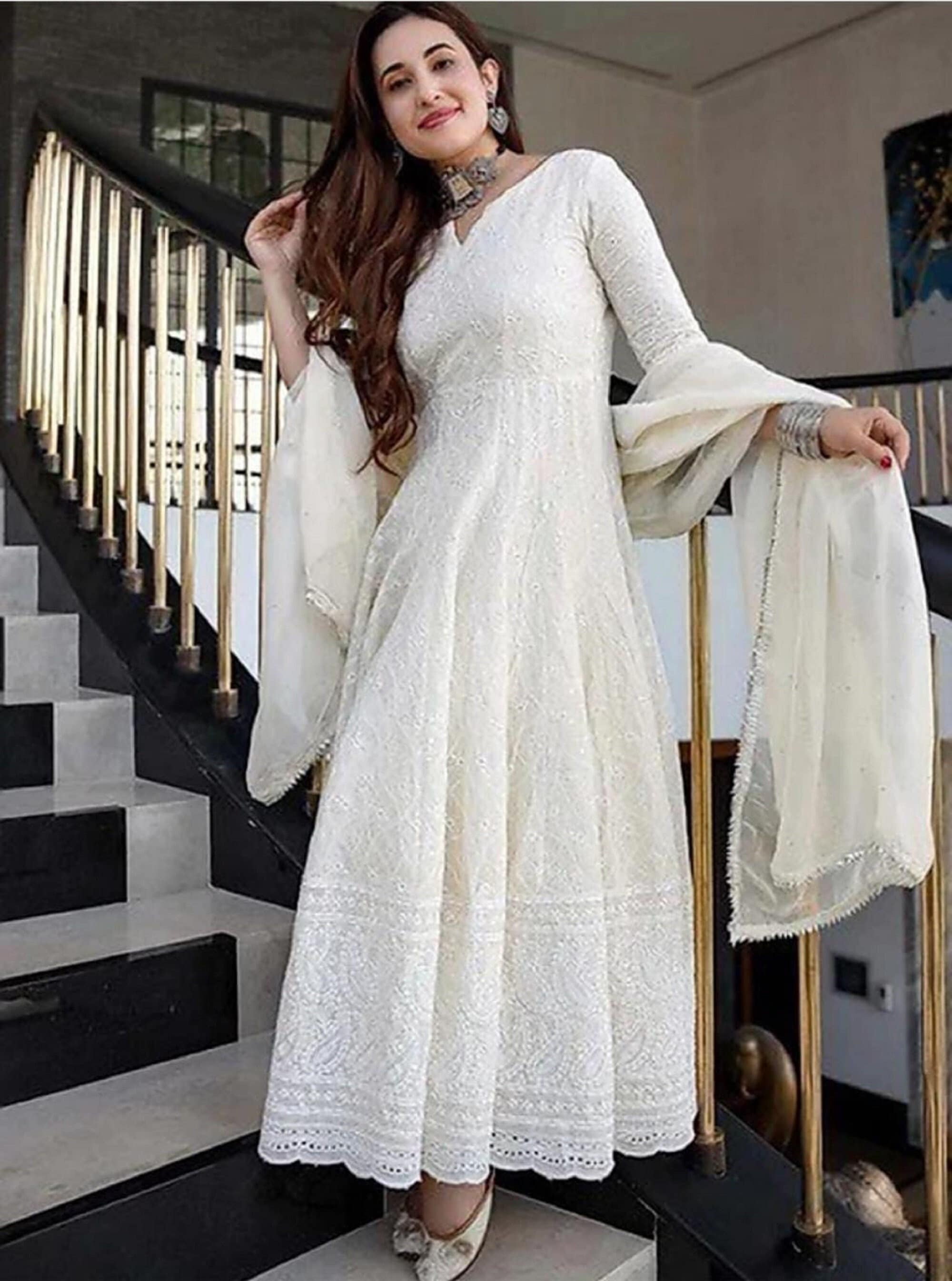Lucknowi chikan shop anarkali suits