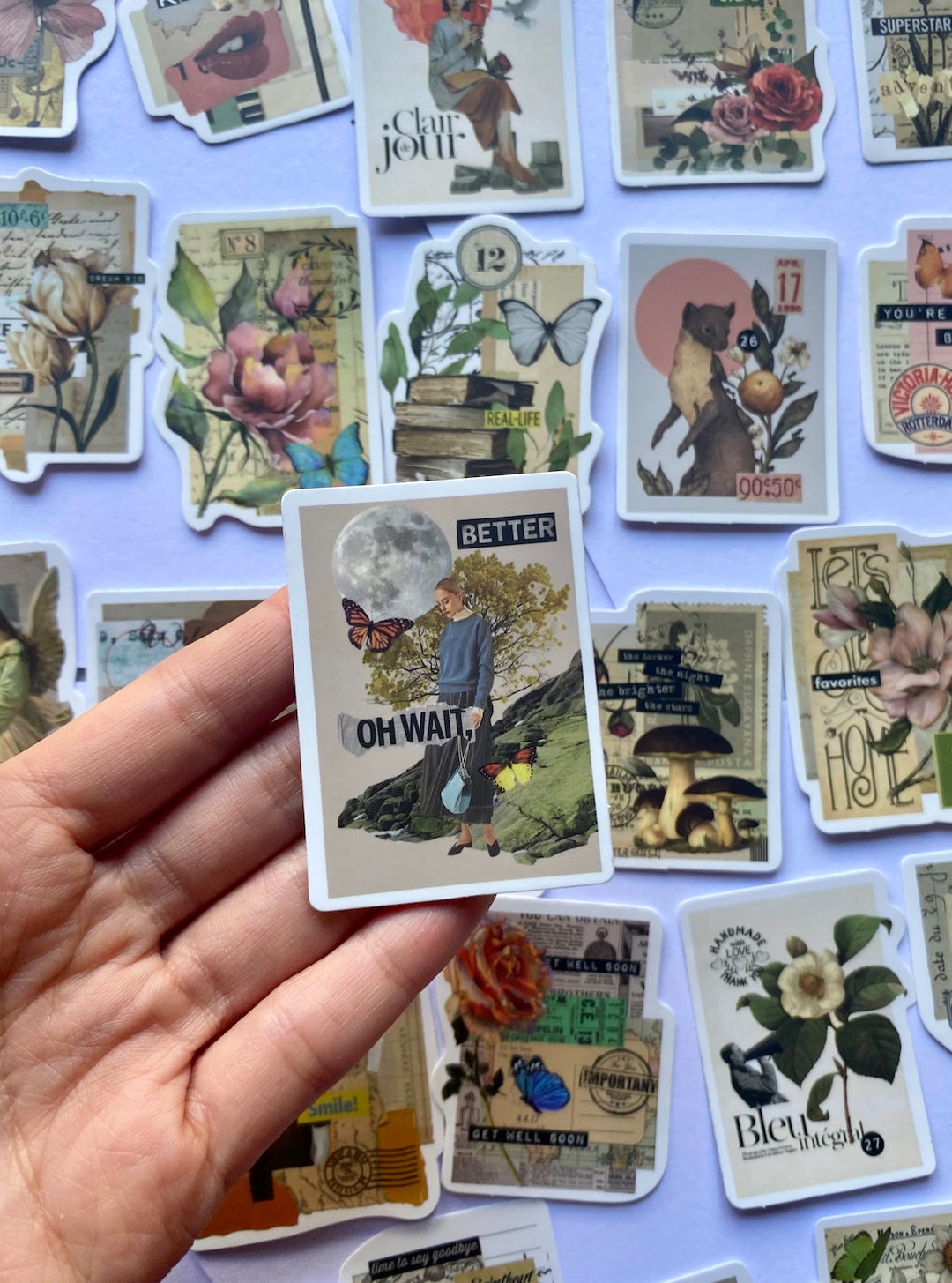 Set of Retro Memo Graffiti Stickers, Nostalgic Stickers, Aesthetic ...