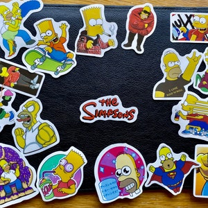 Simpson Vector Sticker The Simpsons Sticker Pack, Funny Meme Decals, Gift for Fan - Etsy