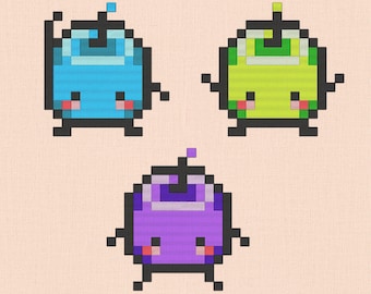 Junimo - Patrón de bordado a máquina (3 poses, 5 tamaños)