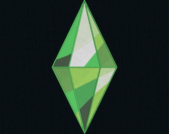 Plumbob - Patrón de bordado a máquina