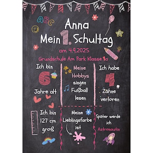 Personalized school enrollment picture | First day of school poster | School enrollment 2025 | Back to school gift