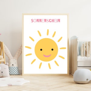Cartel sol, cartel sol, eres mi sol, cartel habitación infantil, sol, sol, A4, impresión digital, cartel, foto con sol, decoración