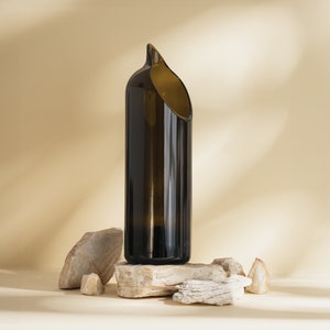 Sustainable La Dolce Vita Glass Carafe, Italian Avant Garde Eco Glass Jug, Handmade Artisan Milk Jug for New Home image 1