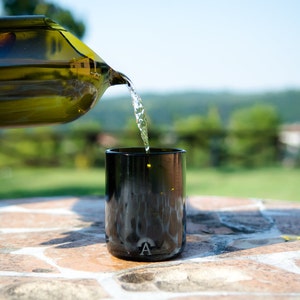 Carafe en verre durable La Dolce Vita, cruche en verre écologique davant-garde italienne, cruche à lait artisanale faite à la main pour une nouvelle maison image 8