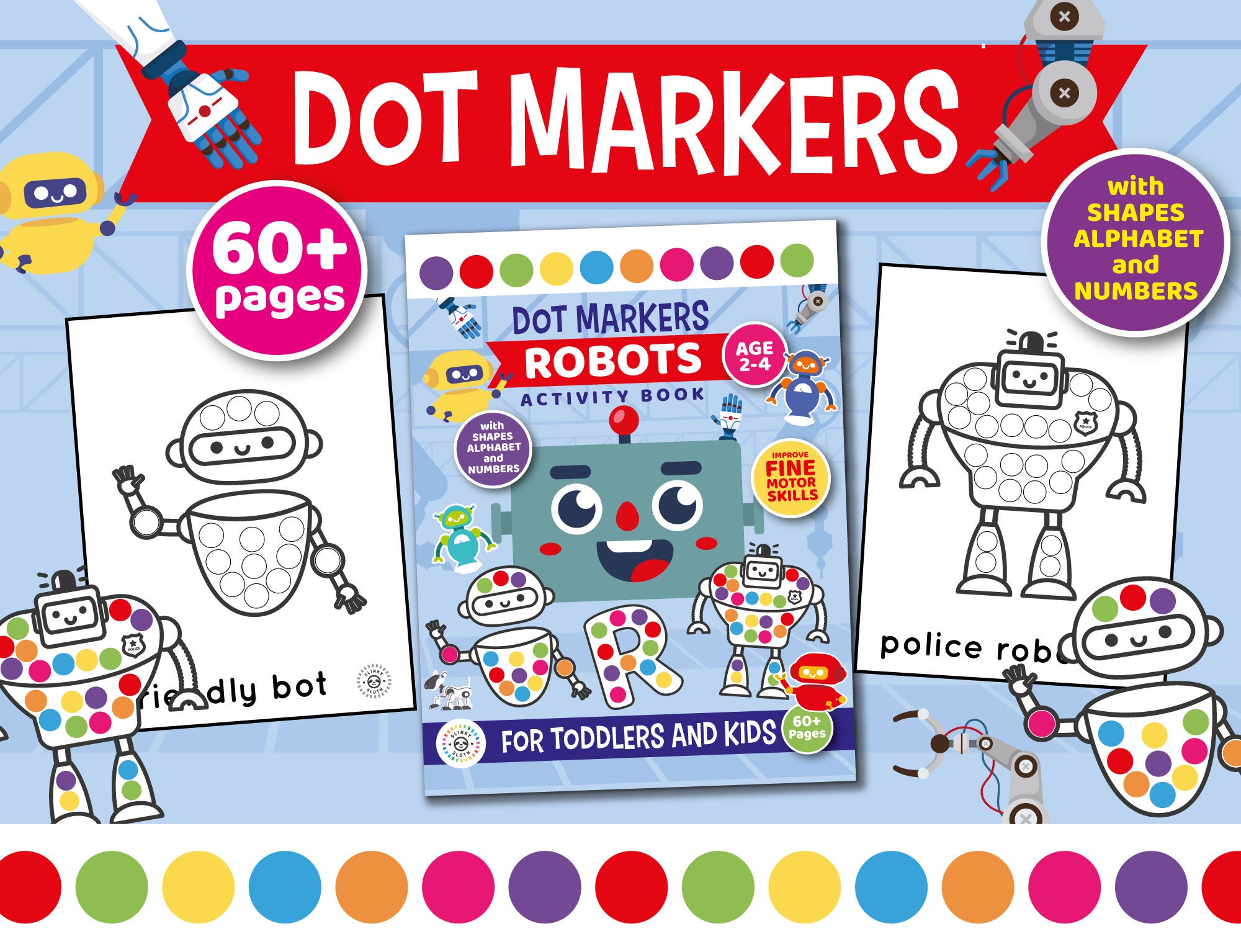 DOT Markers Activity Book Cars and Trucks for Toddler 2-4: A Lot of Fun with Do a Dot Cars and Trucks - Activity Book for Preschoolers ( Jumbo Do a Dot Markers) [Book]