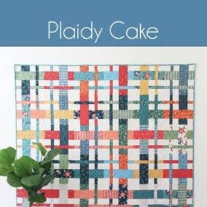 Plaidy Cake Quilt Pattern, by, Allison Harrison, Fat Quarter Friendly