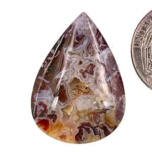 Luxury Java Red Jasper | AAA+ Hand Carved Cabochon from Indonesia