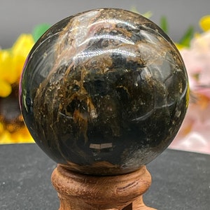 Authentic Indonesian AAA+ Blue Opal Orb | Healing Crystal Sphere |
