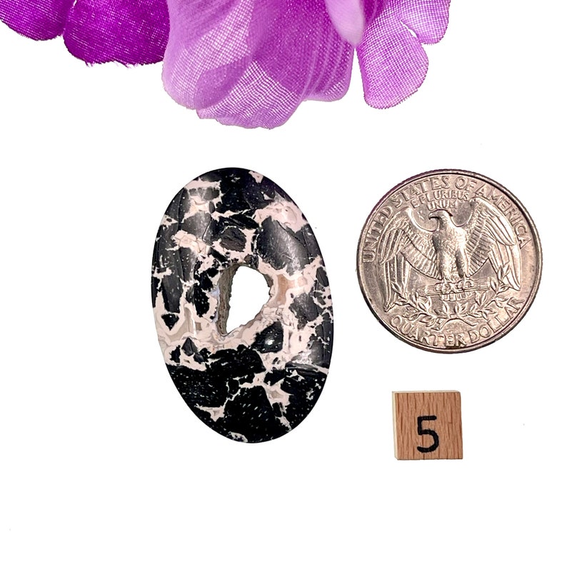Indonesian AAA+ Agate Cabochon. Rare palm root variety with captivating swirls. Amplifies personal energy, enhances intuition. Great for collectors and crystal enthusiasts.