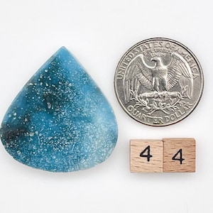 Rare Nakauriite Blue Ice Agate Cabochons Soothing Gemstone for Jewelry Making Natural Healing Stone Stress Relief Stone