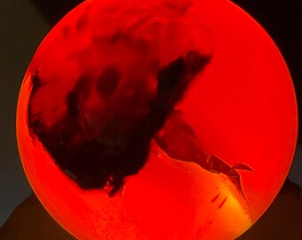 Sumatran Blue Amber Orbs | AAA+ UV Fluorescent Sphere | Authentic Indonesian Fossil | Size 45-50mm | Selections 1-5