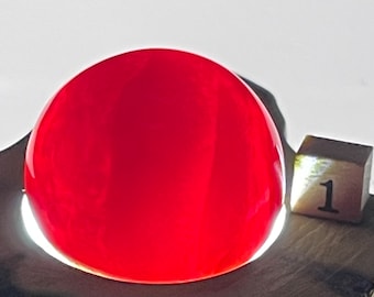 Rare UV Reactive Blue Amber Sphere | AAA+ Sumatran Gemstone | Indonesian Origin | Size 30mm | Selection 1-5