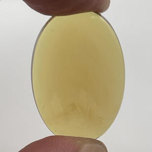 Rare Indonesian Blue Amber Cabochon | Handcrafted Gemstone for Jewelry Making | Selections 11-15