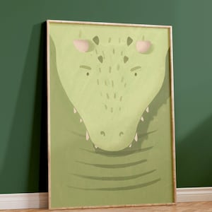 Póster Diego Dragón Verde I Póster Dragón, Habitación Infantil, Decoración Salón, Póster Infantil, Boho, Dragón Descargar, Cuadro de Pared, Cuadro Imprimible