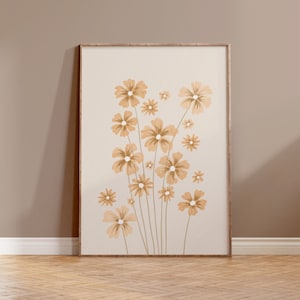 Country House Style Flower Bouquet Beige I Botanical Decoration, Flower Decoration, Country House Style Decoration, Flower Market, French Country House Style