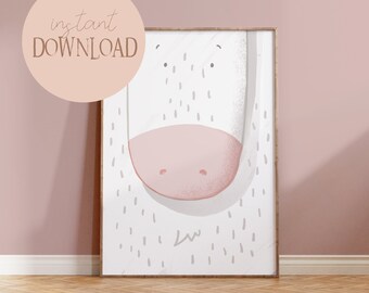 Eddy Unicorn Poster I Unicorn poster, unicorn poster, baby room, girl's room, baby poster unicorn, unicorn decoration, children's room unicorn