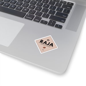 Coral Island Sticker: Raja Coffee Corner Vinyl Decal