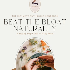 Beat the Bloat eBook | Gut Health Guide, Anti-Bloating Meal Plan, Herbal Remedies, Natural Digestive Relief, Printable, Natural Health