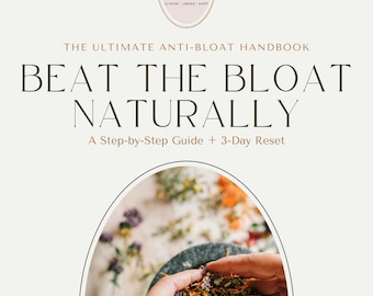 Beat the Bloat eBook: Gut Health Guide with Herbal Remedies (Printable)