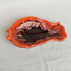 Vintage ceramic fish plate from Vallauris, France, 1970s , gift for a new home, 60s decor