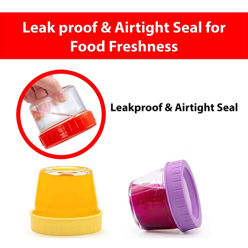 24pcs Glass Baby Food Storage Containers With Labelbaby Food Storage