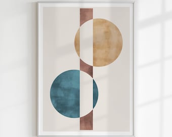 Intersections – Abstract Geometric Shapes – Wall Art Printables