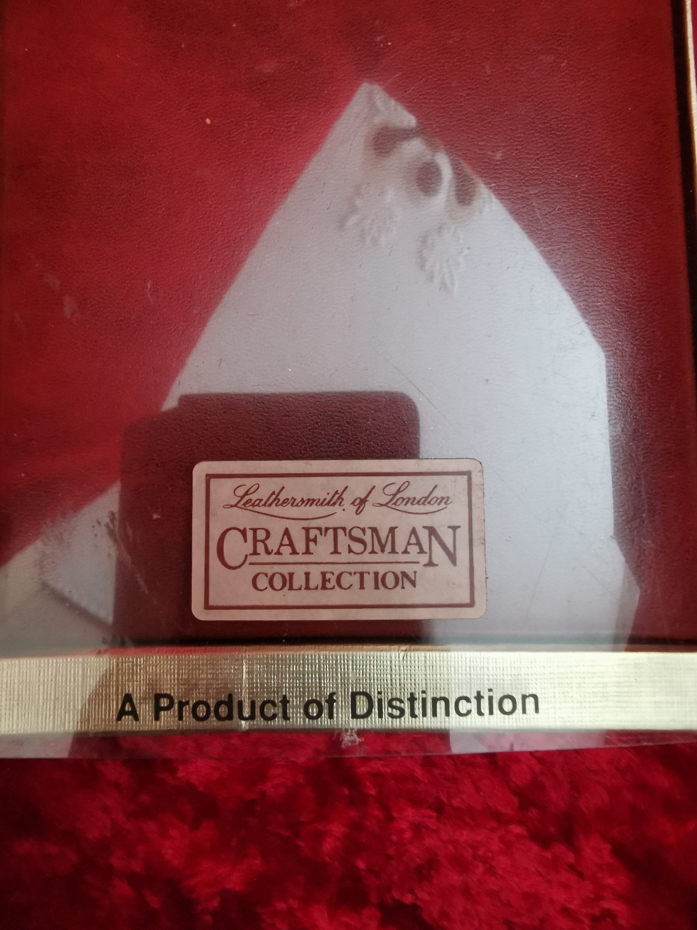 Vintage Address Book Leathersmith of London Craftsman Collection