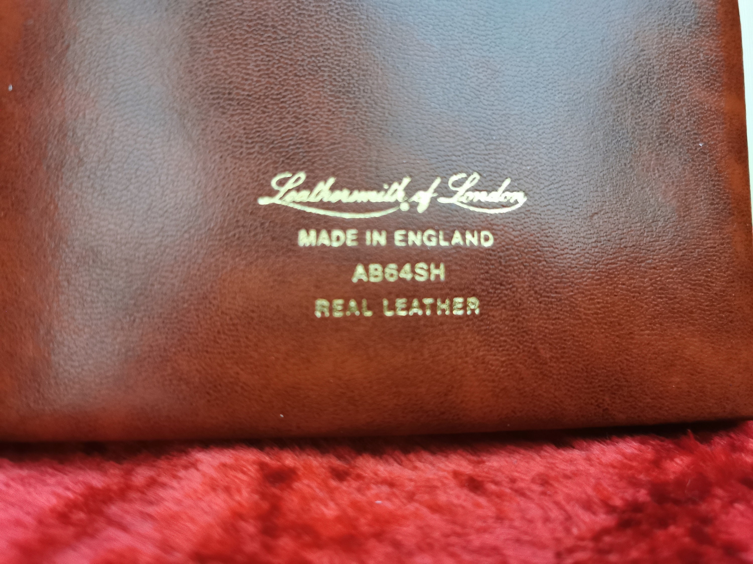 Vintage Address Book Leathersmith of London Craftsman Collection