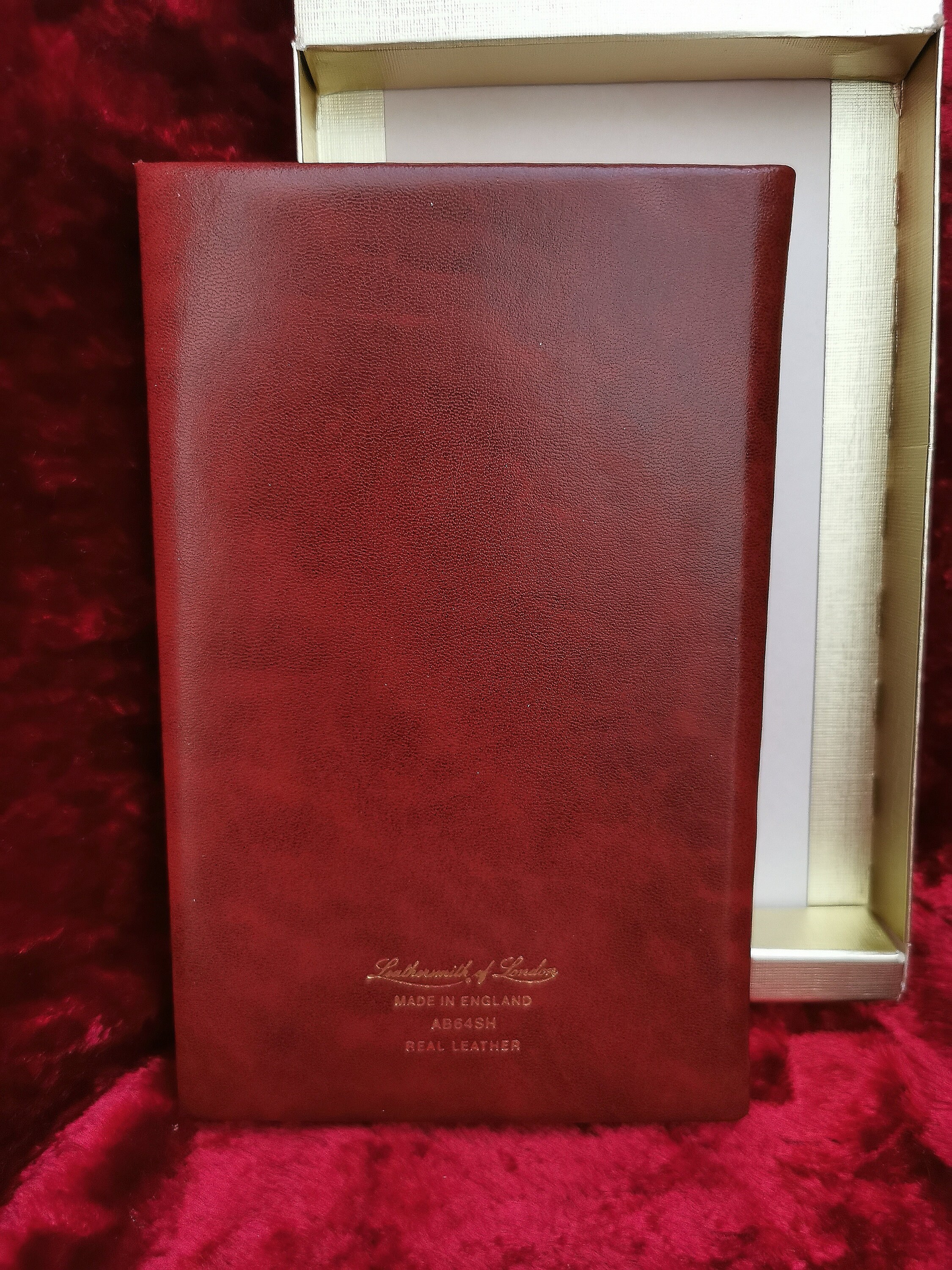 Vintage Address Book Leathersmith of London Craftsman Collection