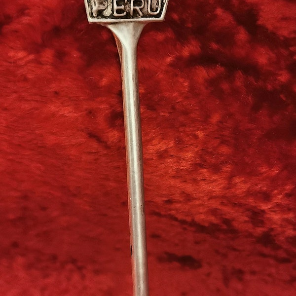 Vintage Peru Sterling silver 925 Serving spoon