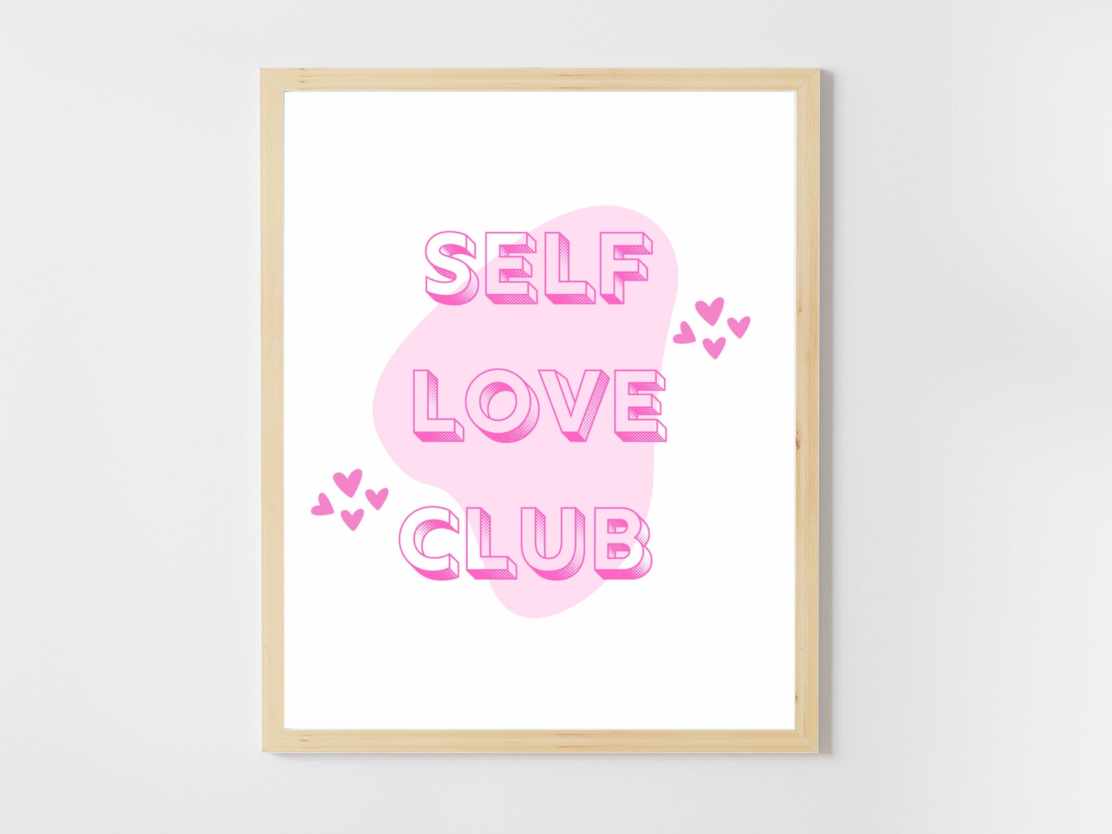 Self Love Club Digital Downloadable Print Motivational Quotes - Etsy