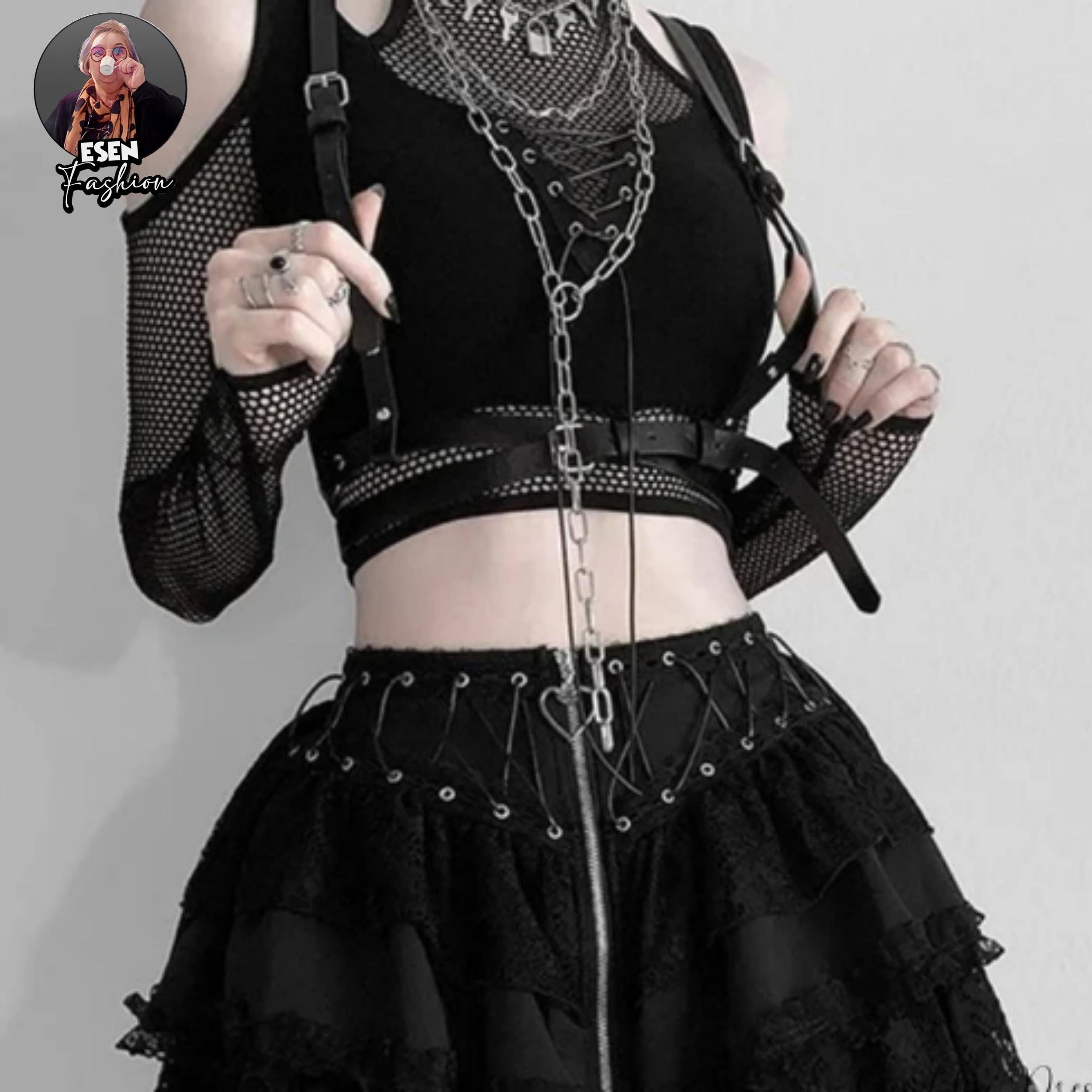 Dark Goth Girl Outfit : r/GothGirlClothing