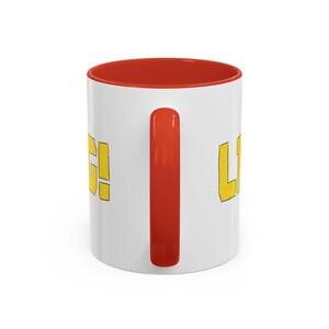 LFG, Deadpool and Wolverine Inspired Coffee Mug, Marvel Fan, MCU, Comic Book Superhero, Geeky Gift, Two-Toned Ceramic Mug image 6