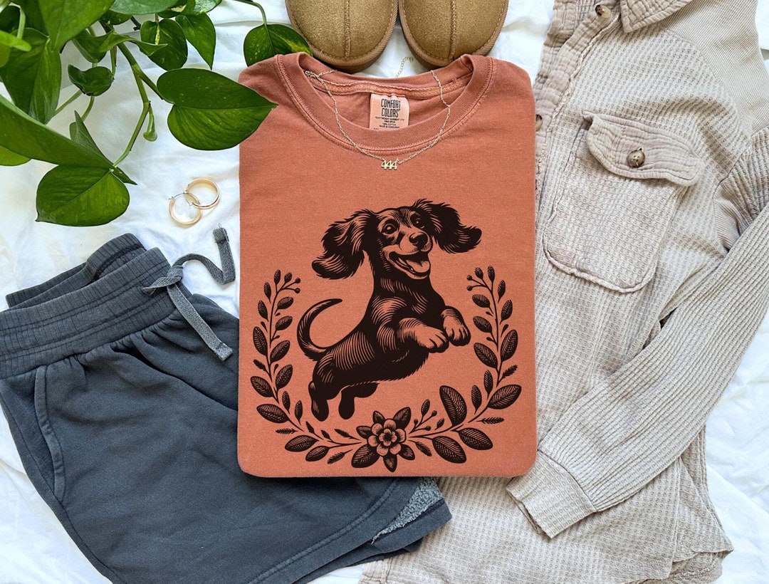 Dachshund Button-up Long-sleeve Shirt main image 0