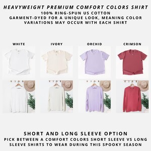 Shirts, long and short sleeve options, white, ivory, orchid, crimson
