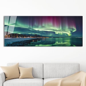 Gehärtetes Glas Wand Kunst-Panoramic Wand Kunst-Wand-Dekor--Glas Druck-Extra Große Wand Kunst-Wandbehänge-Mega Size Panorama Print