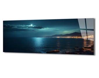 Tempered Glass Wall Art-Panoramic Wall Art-Wall Decor--Glass Printing-Extra Large Wall Art-Wall Hangings–Mega Size Panoramic Print