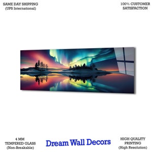 Gehärtetes Glas Wand Kunst-Panoramic Wand Kunst-Wand-Dekor--Glas Druck-Extra Große Wand Kunst-Wandbehänge-Mega Size Panorama Print