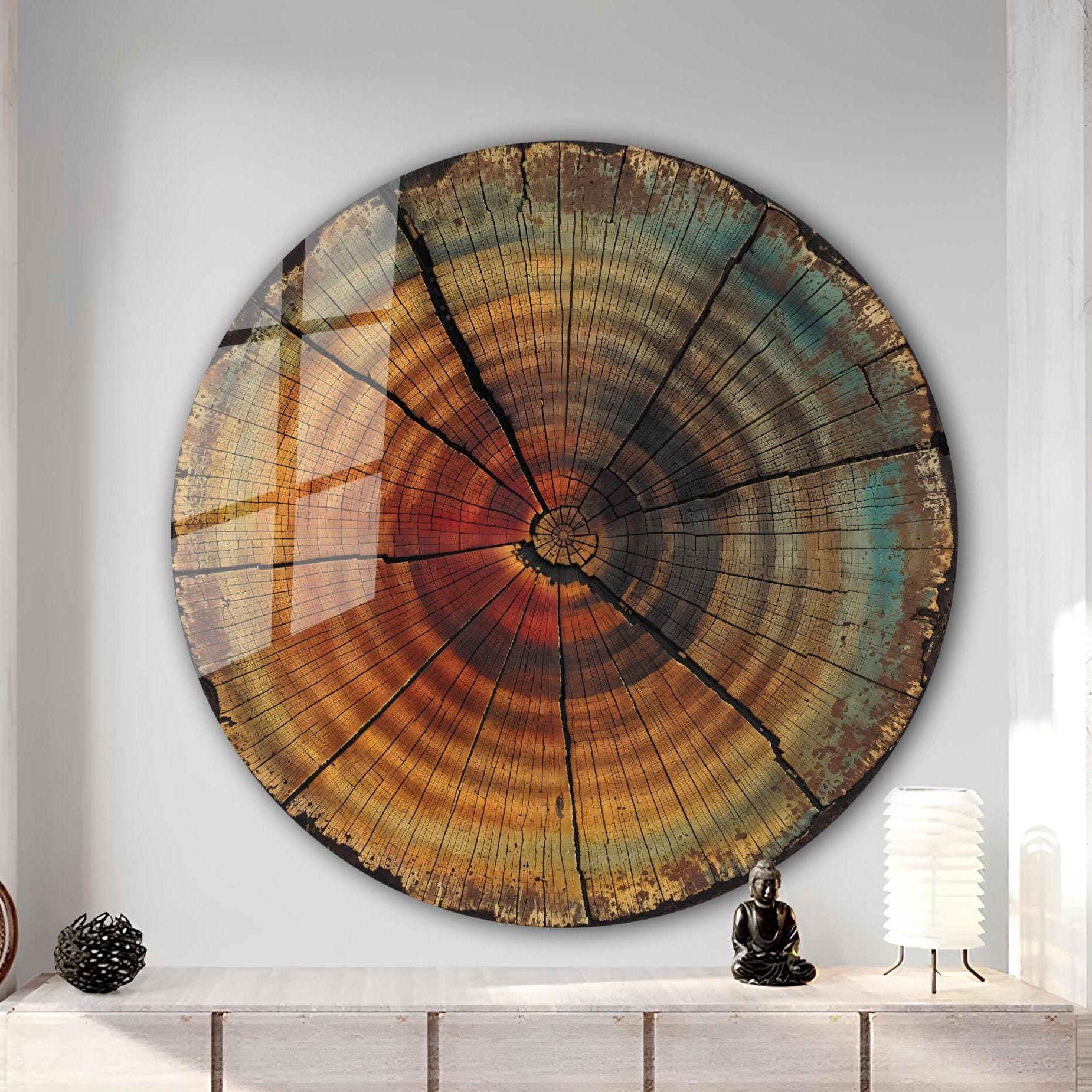 Glass wall art - Etsy 日本