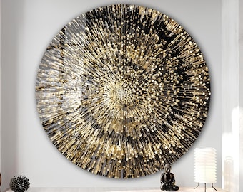 Gehard glas kunst aan de muur gebrandschilderde look ronde muur kunst cadeau-cirkel kunst aan de muur-gehard glas kunst-glas muur decor-abstracte ronde glazen muur kunst